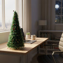 Árvore de Natal Decorativa 50 cm em Fio Metálico – Dourada, Prata, Verde ou Vermelha