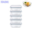 Marmita Hermética de Vidro Micro-ondas e Congelador