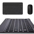 Kit Teclado E Mouse Bluetooth Sem Fio Mini Tablet Celular
