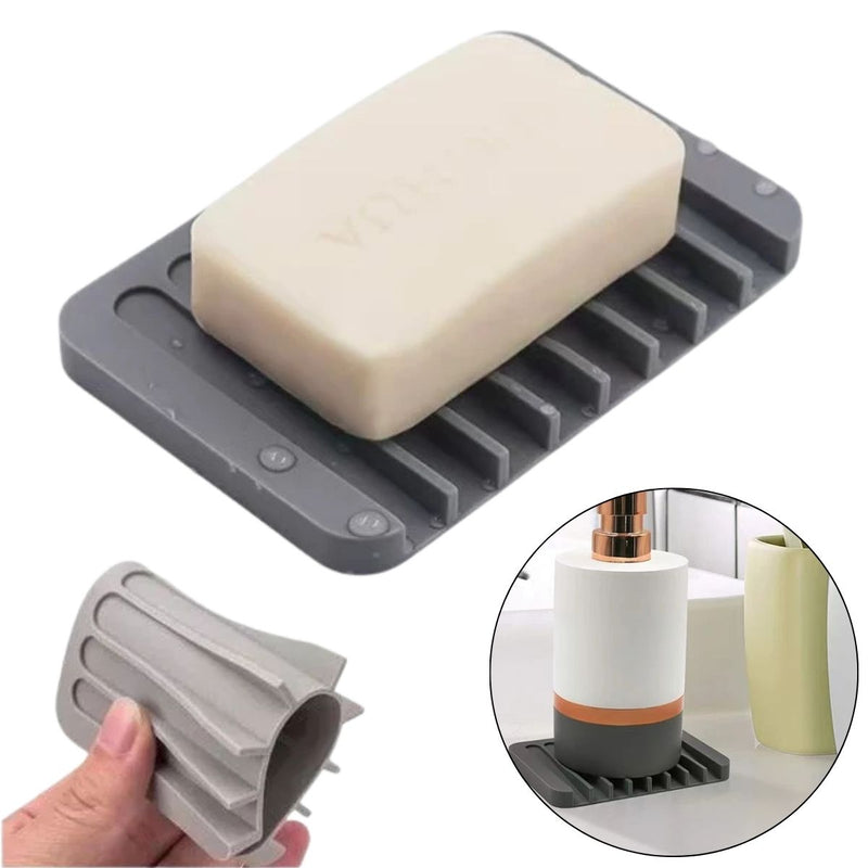 Saboneteira de Silicone com Dreno