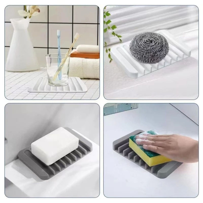Saboneteira de Silicone com Dreno