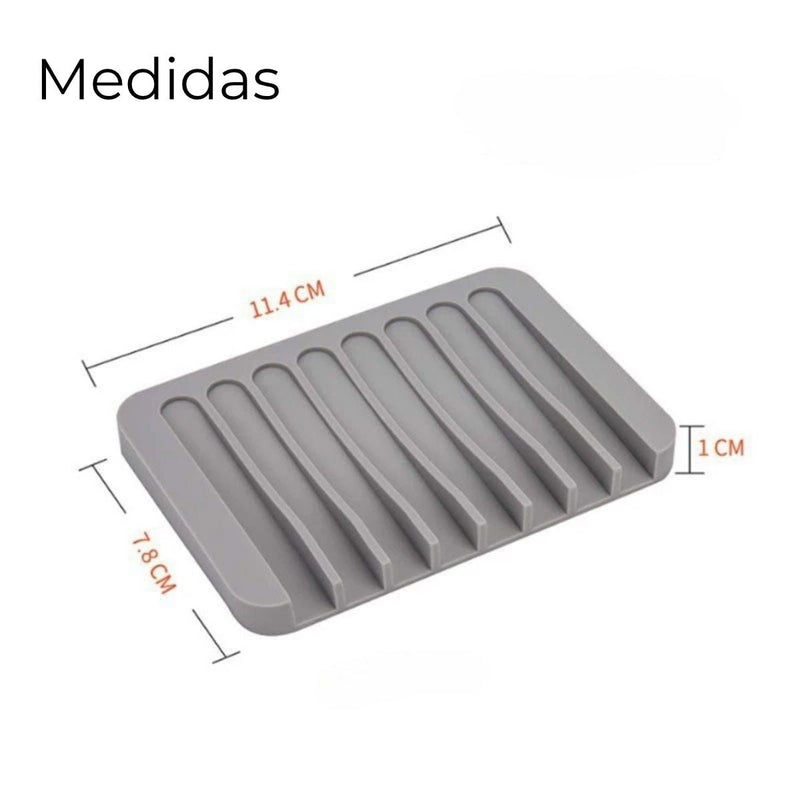 Saboneteira de Silicone com Dreno