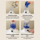 Mini Máquina de Lavar 1 Litro Portátil para Roupa Íntima