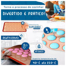 Tapete Antiaderente de Silicone Para Assadeira Forno Fibra de Vidro