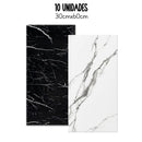 Kit 10 Placas Adesivas 30x60 Marmorizados