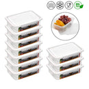 Jogo de potes kit Hermetico Alimentos Marmita Fit c/ Travas