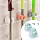 Suporte Gancho Adesivo Vassoura Multiuso 1 Unidade