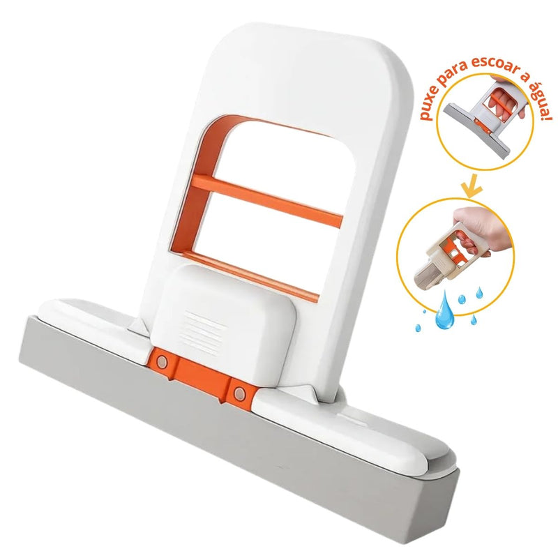 Mini Esfregão Mop Portátil Absorvente Autolimpante Retrátil