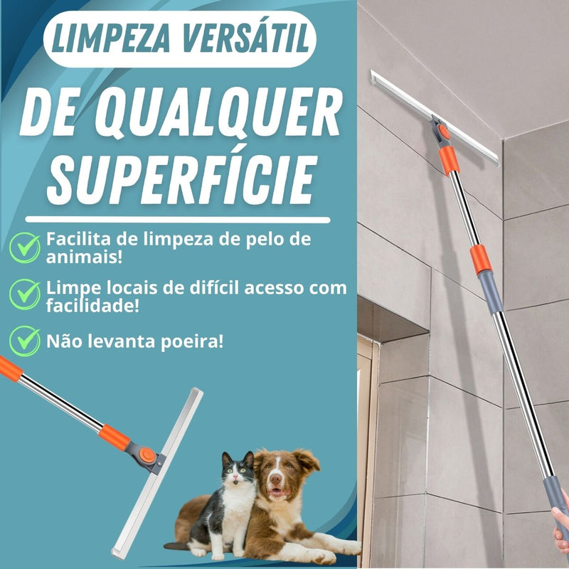 Rodo Mágico de Silicone Laranja Expansível Com Extensor