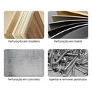 Parafusadeira Elétrica com 2 Baterias + Maleta Completa de Ferramentas