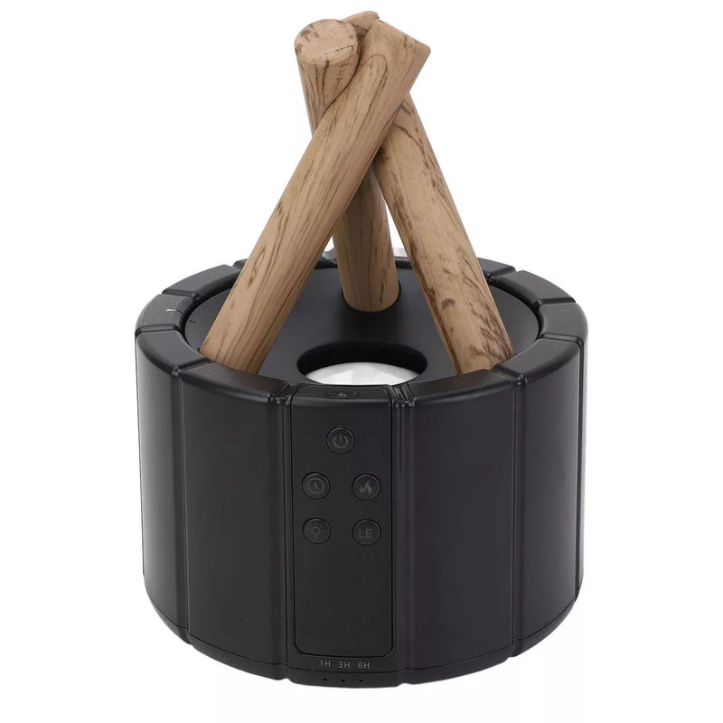 Difusor Umidificador Aromático Fogueira Led Controle Bivolt