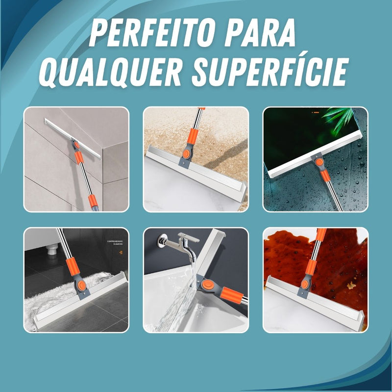 Rodo Mágico de Silicone Laranja Expansível Com Extensor