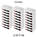 Jogo de potes kit Hermetico Alimentos Marmita Fit c/ Travas