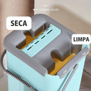 Mop Flat 5 Refis + Balde Reposição