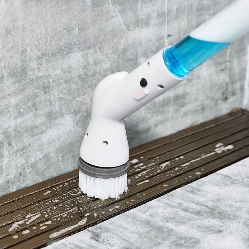 Escova de limpeza 9 em 1 c/ porta detergente