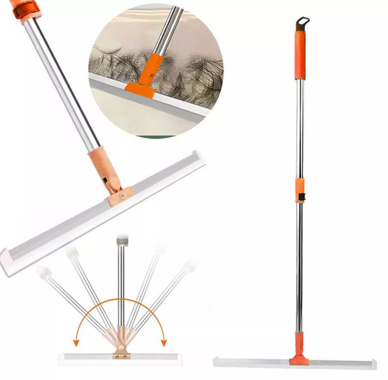 Rodo Mágico de Silicone Laranja Expansível Com Extensor