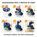 Descascador de Frutas Elétrico 2 Em 1 com Batedor