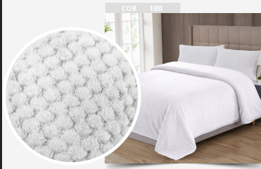 Cobertor Fleece Bold Texturizado Manta