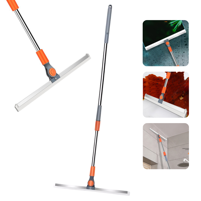Rodo Mágico de Silicone Laranja Expansível Com Extensor