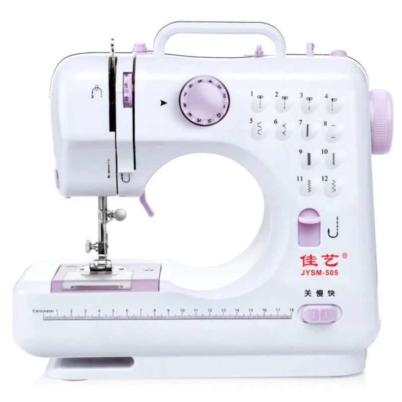 Mini Máquina De Costura Multifuncional Portátil 12 Pontos