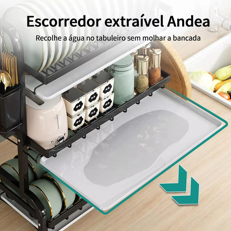 Escorredor 3 andares kichen rack