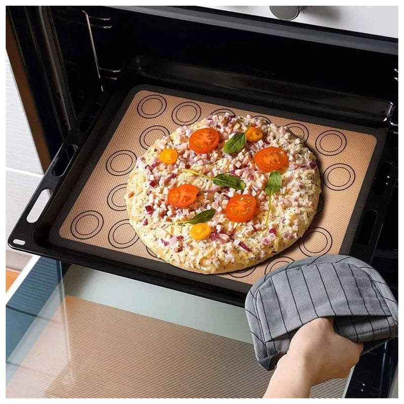 Tapete Antiaderente de Silicone Para Assadeira Forno Fibra de Vidro